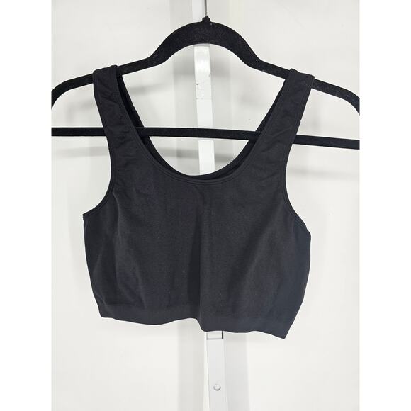 Fruit of the Loom Womens Sz 3X Lightweight Low Impact Sports Bra Black - Picture 1 of 4